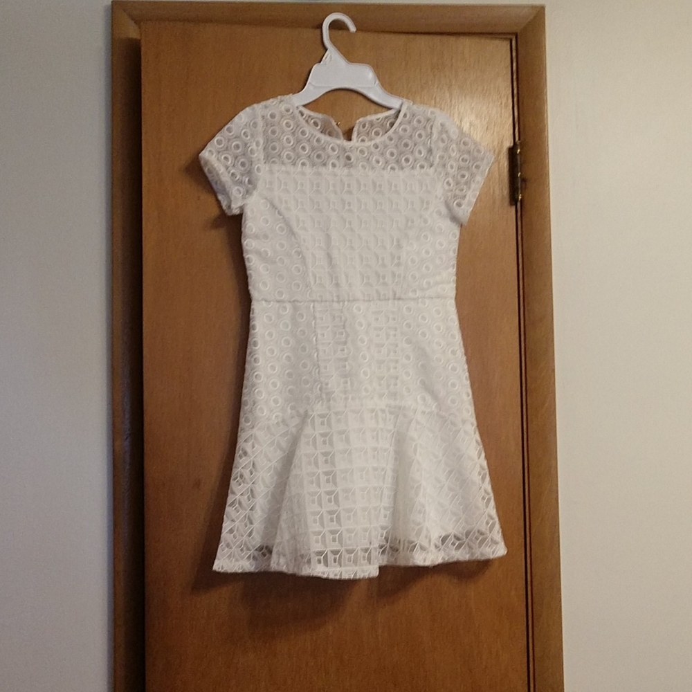 Girls white dress
